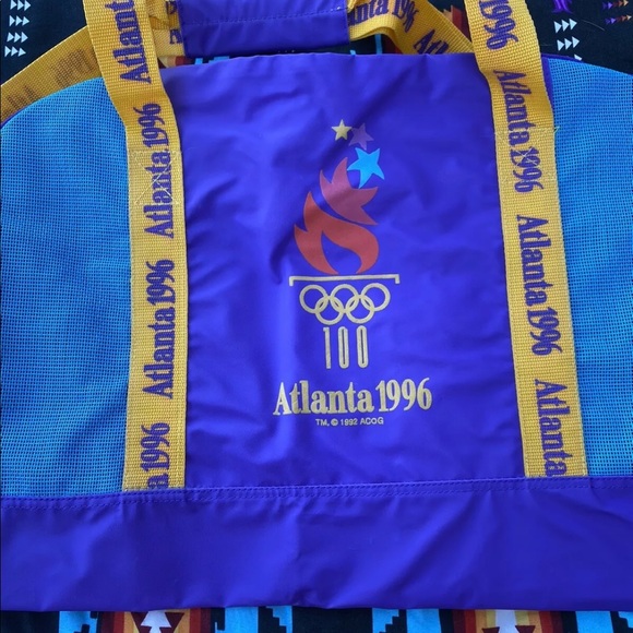 Olympic Snapback Hat Logo 7 Atlanta & duffle Bag - Picture 2 of 7